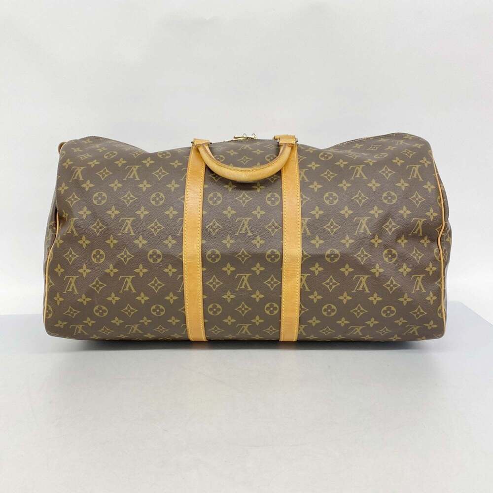 LOUIS VUITTON Brown Monogram Keepall 55 Boston Bag - Picture 10 of 10